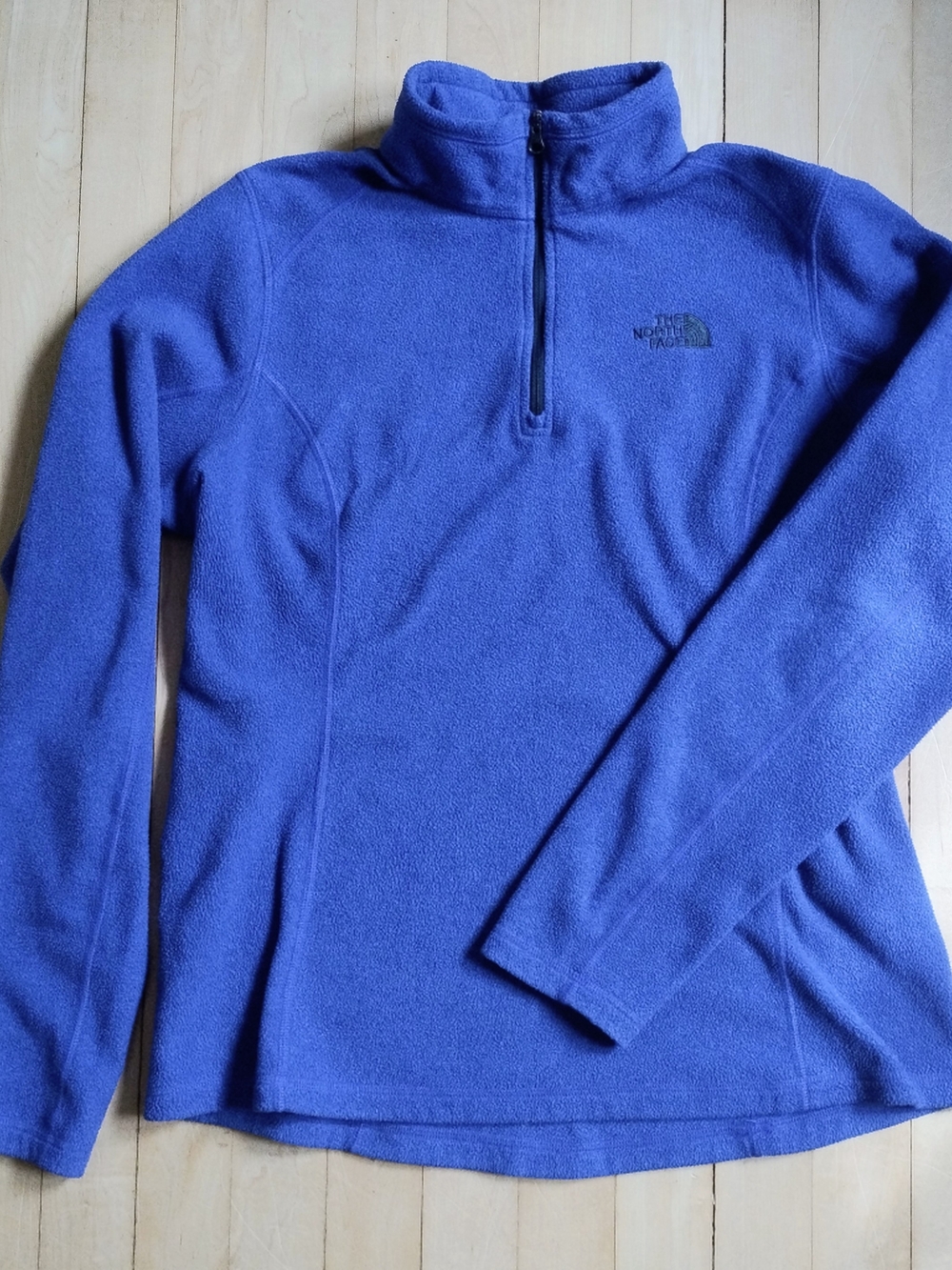 The North Face Women's Blue Quarter-Zip Fleece Pullover